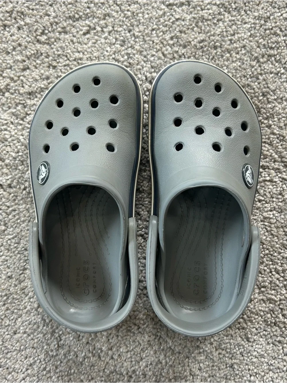 Kids Classic Comfort Clog - Grey Size 11